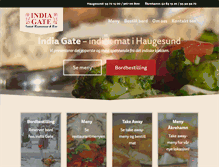 Tablet Screenshot of indiagate.no